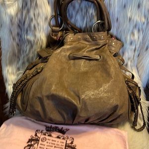 New Juicy Couture plush soft leather bag. Excellent condition